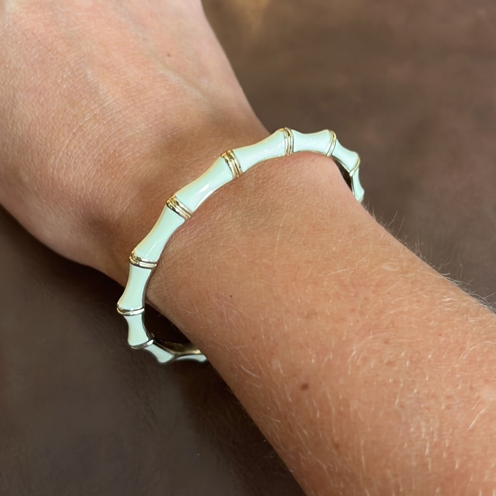 Stella & Dot Cream and Gold Bangle - Picture 5 of 5